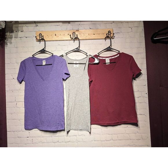 Victoria's Secret Tops - Victoria's secret PINK t-shirt bundle xs